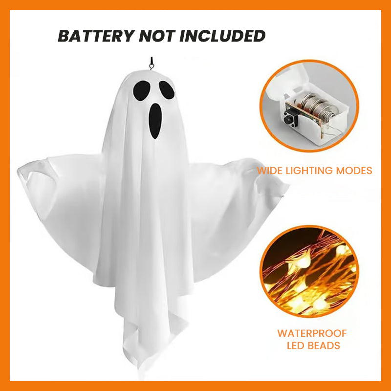 Halloween Glowing Ghost Chandelier Spooky Party Decoration Light