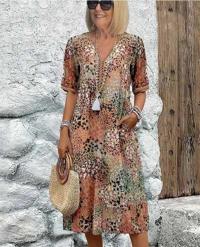 Vibrant Midi Dress Elegant Summer Style Perfect For Every Occasion