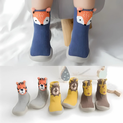 Non-Slip Toddler Sock Shoes With Cartoon Design For Kids