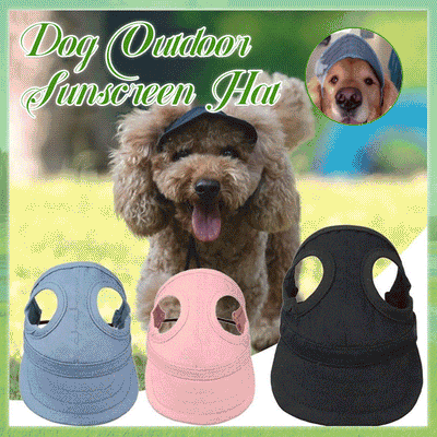 Outdoor Sun Protection Hood For Dogs Lightweight Breathable Pet Gear