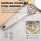 Manual Stainless Steel Masher For Effortless Food Mashing