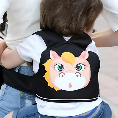 Motorcycle Safety Harness For Children Secure Riding Support Seat