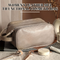 Women's Leather Cosmetic Bag Multifunctional Organizer Pouch