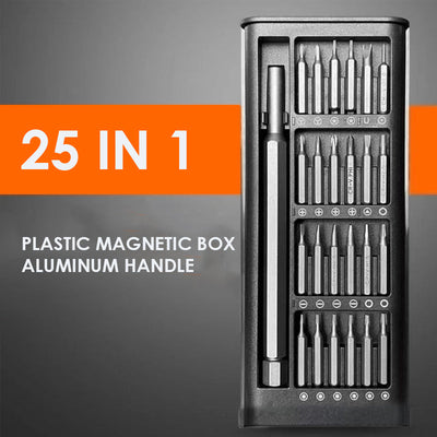25 Piece Precision Screwdriver Set For Electronics Repair