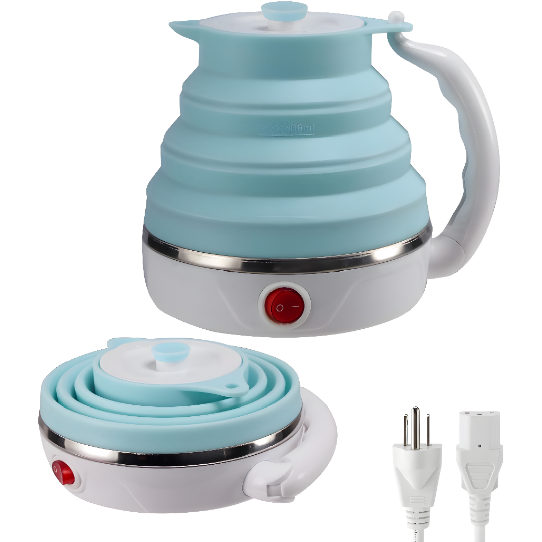 Foldable Electric Travel Kettle Portable Lightweight Compact Heating Cup