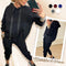 Women's Hooded Two Piece Set Drawstring Tops And Pants