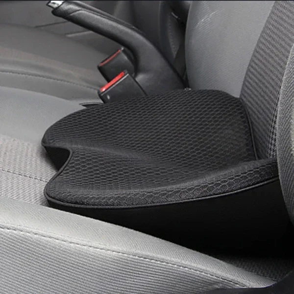 Car Seat Cushion Memory Foam Lumbar Support Height Boosting Pad