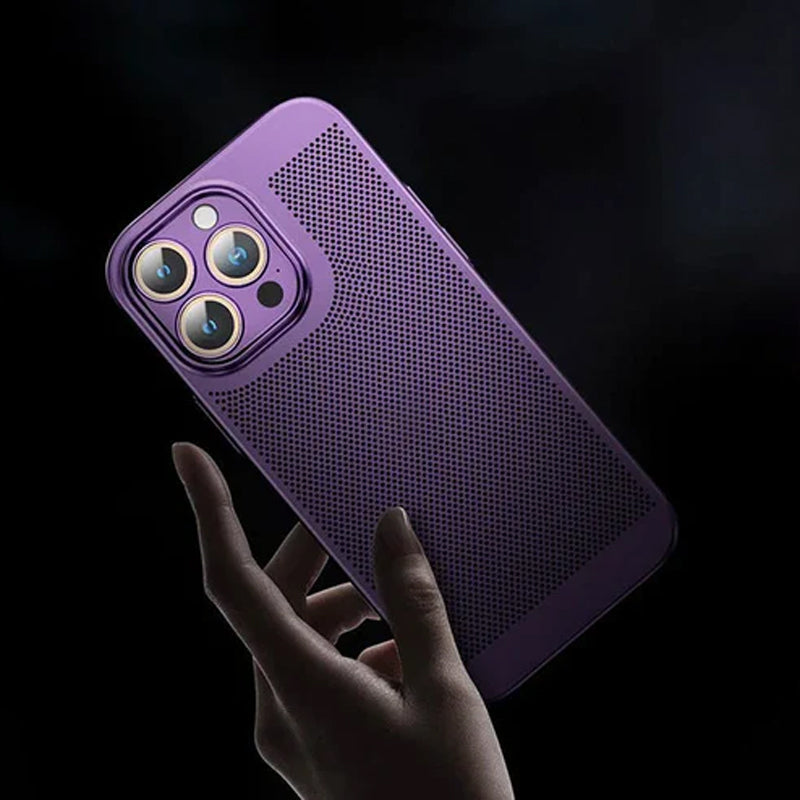 Electroplating Heat Dissipation Phone Case Durable Cooling Protection