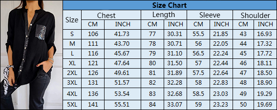 Cotton V-neck Sequin Top Mid Sleeve Casual Stylish Shirt