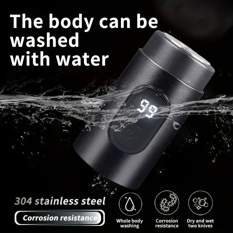 Mini Portable Electric Shaver Compact Rechargeable Grooming Tool