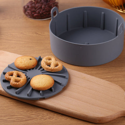 2-in-1 Air Fryer Silicone Pot For Easy Cooking And Baking