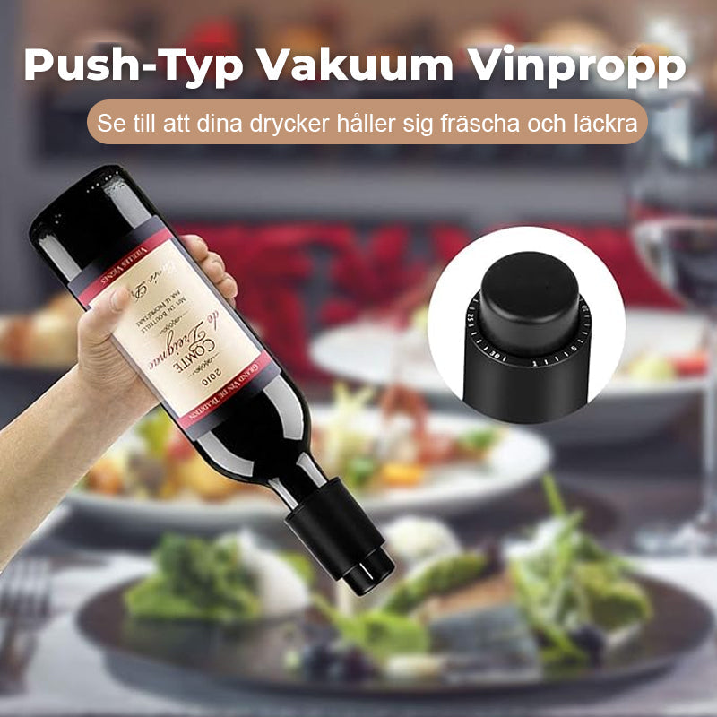 Push-type Vacuum Wine Stopper For Fresh Wine Preservation
