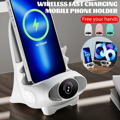 Mini Chair Wireless Phone Charger Multifunctional Phone Holder
