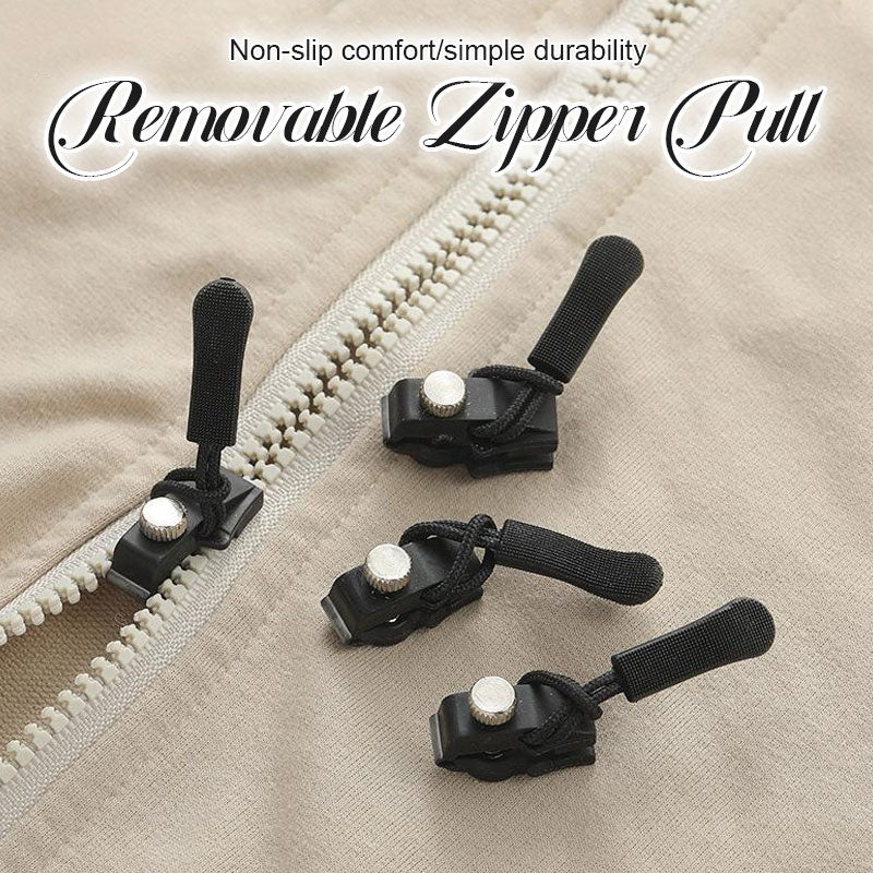 Removable Zipper Pull For Easy Replacement And Repair
