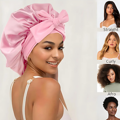Silk Sleep Bonnet For Hair Protection And Smooth Styling