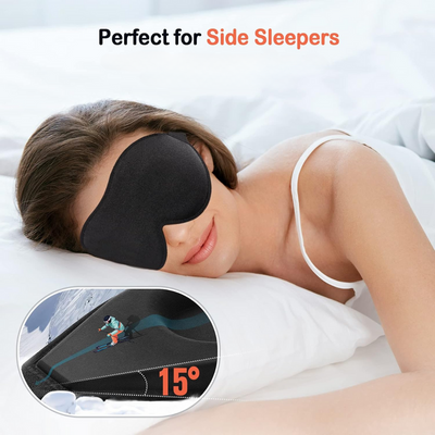 Light-Blocking Sleep Mask Soft Comfortable Adjustable Eye Cover