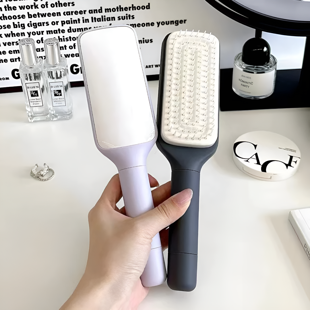 Self-Cleaning Hair Brush Easy Detangle And Hair Care Tool