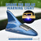 Solar Power Car Shark Fin Antenna With LED Flash Light
