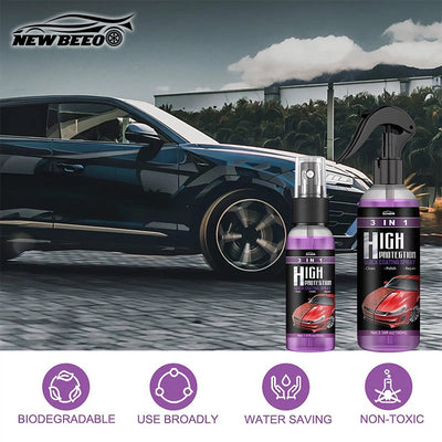 3 In 1 Car Polishing Spray Ceramic Finish And Protection