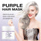Purple Keratin Hair Mask Protects Color Neutralizes Brass Yellow Tones