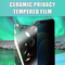 Ceramic Privacy Tempered Film Screen Protector For Devices