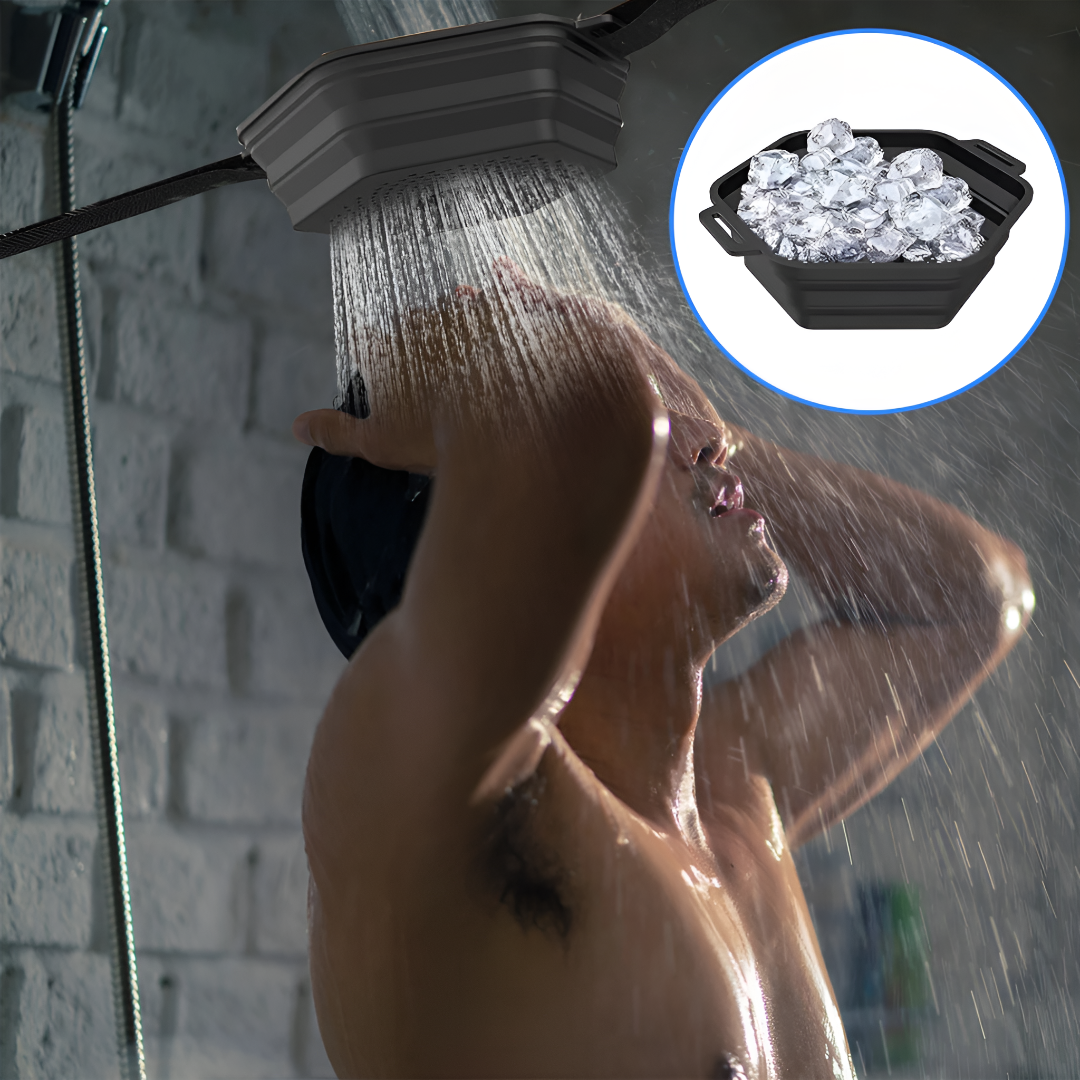 Ice Bath Shower Attachment For Muscle Recovery And Cooling Therapy