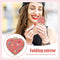 Retro Style Compact Double Sided Folding Mirror For Travel