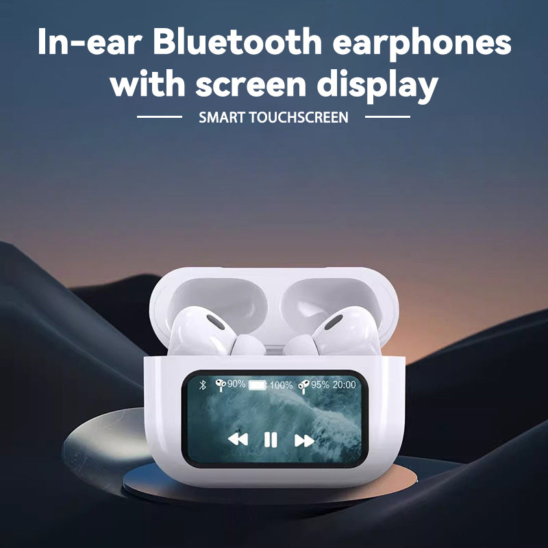 In-ear Bluetooth Earphones With Screen Display And Clear Sound