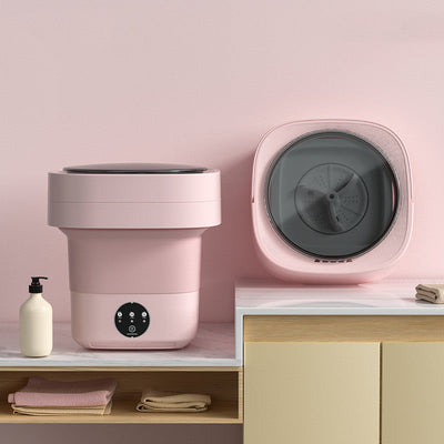 Portable Folding Washing Machine Compact Lightweight Travel Laundry Washer