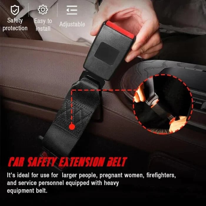 Car Seat Belt Extender Safety Extension For Comfortable Driving