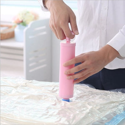 Electric Vacuum Compression Bag With Durable Pump For Storage