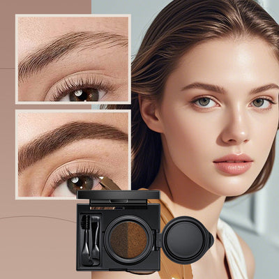 Eyebrow And Eyeliner Cream With Stamp For Precise Makeup