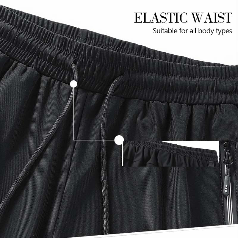 Ice Silk Casual Pants Lightweight Breathable Comfortable Fit