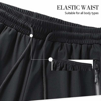 Ice Silk Casual Pants Lightweight Breathable Comfortable Fit