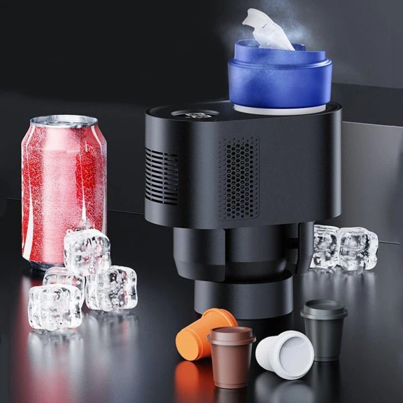 Heated And Cooled Cup Holder Portable Car Mug Tumbler Cooler