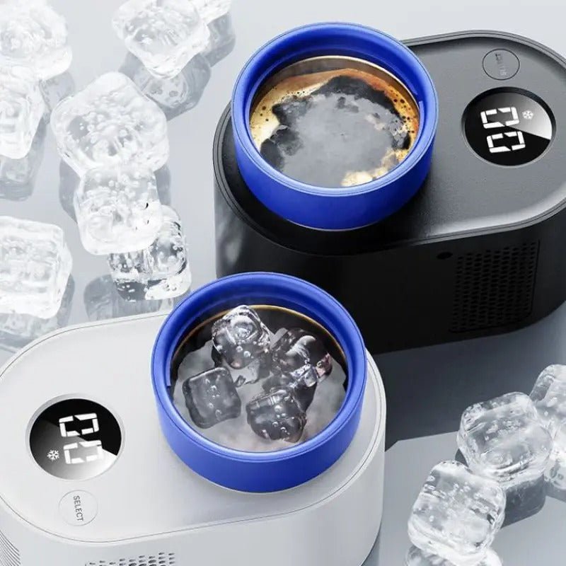 Heated And Cooled Cup Holder Portable Car Mug Tumbler Cooler