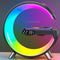 Moon Alarm Clock Bluetooth Speaker LED Night Lamp Charger Combo