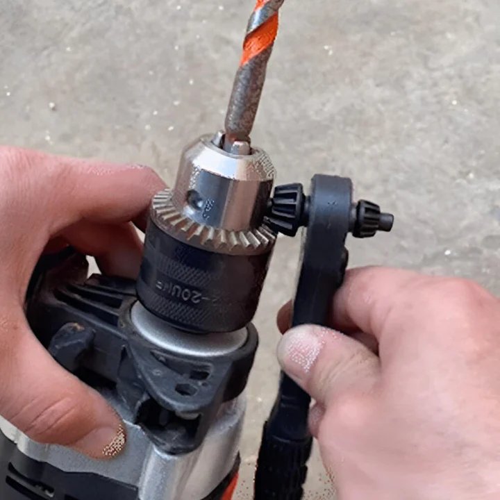 Drill Chuck Ratchet Spanner Electric Wrench Hand Tool 2 In 1