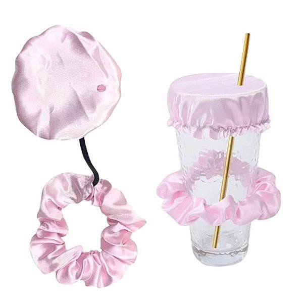 Drink Cover Scrunchie Reusable Safety Anti Spiking Drinking Accessory