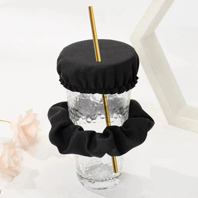 Drink Cover Scrunchie Reusable Safety Anti Spiking Drinking Accessory