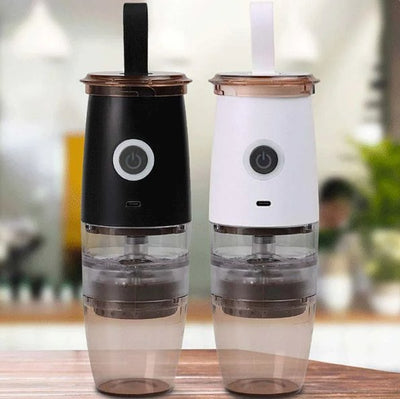 Portable Electric Coffee Grinder With USB And Hand Crank Handle