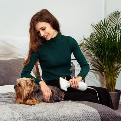 Portable Pet Hair Dryer With Adjustable Temperature And Grooming Comb