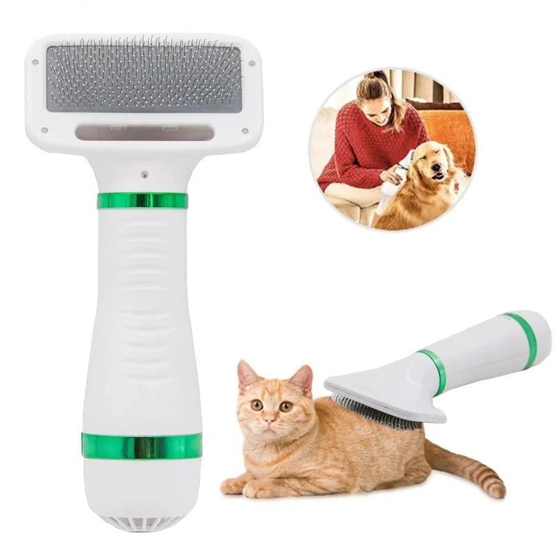 Portable Pet Hair Dryer With Adjustable Temperature And Grooming Comb