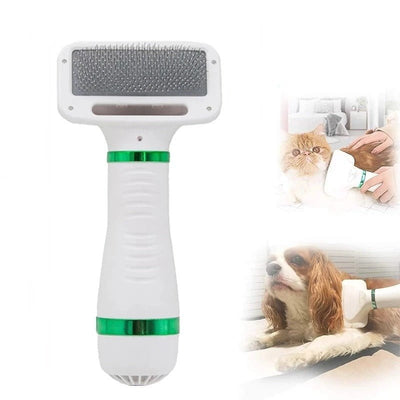 Portable Pet Hair Dryer With Adjustable Temperature And Grooming Comb