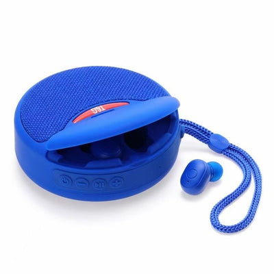 Wireless Earbuds And Portable Speaker With Premium Bass For Travel