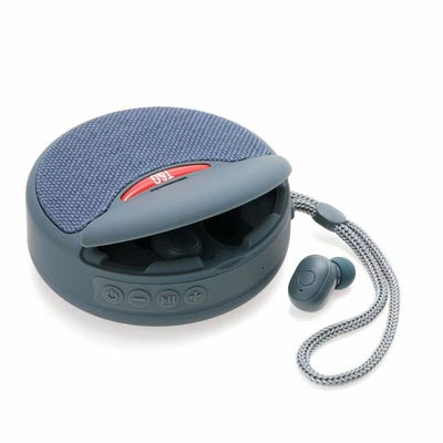 Wireless Earbuds And Portable Speaker With Premium Bass For Travel