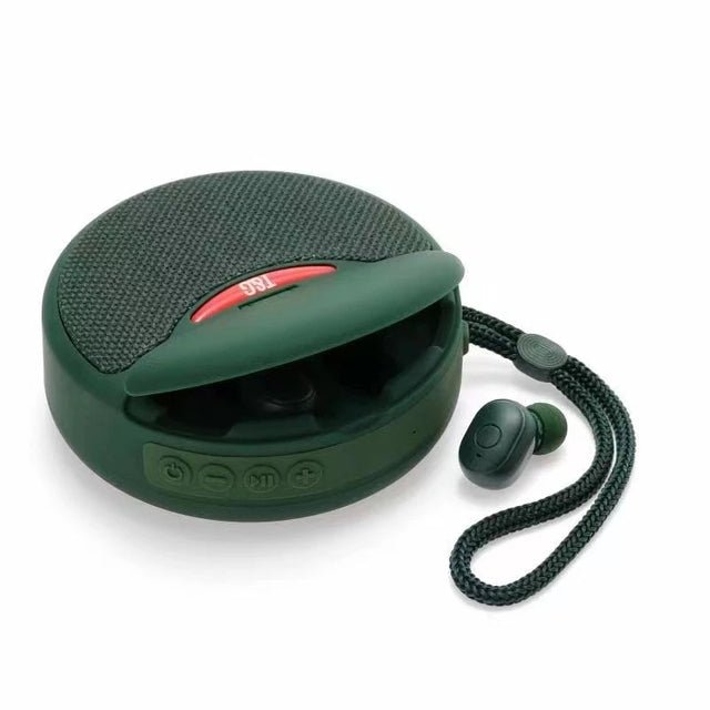 Wireless Earbuds And Portable Speaker With Premium Bass For Travel