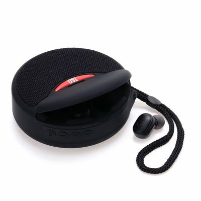 Wireless Earbuds And Portable Speaker With Premium Bass For Travel