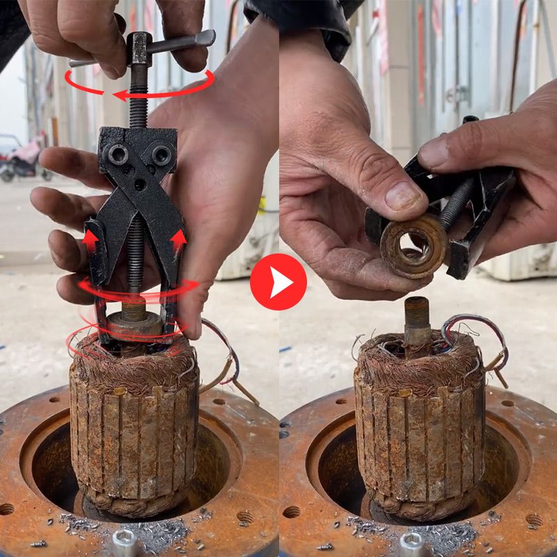 Pousbo 2 Jaw Bearing Puller Heavy Duty Mechanical Tool