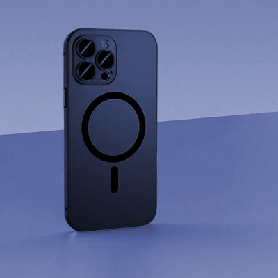 Magnetic Charging Phone Case Matte Protective Anti-collision Cover